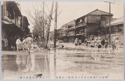 明治四十四年七月廿六日払暁ノ大惨事 (つなみ)洲崎遊廓ヲ襲フ / Catastrophe at Dawn on July 26th, 1911: The Tsunami Hit the Susaki Licensed Quarters image