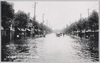 亀戸香取小学校前ヨリ十三間通ヲ望ム/View of the Jusangendōri Street from the Front of Katori Elementary School, Kameido image