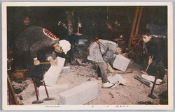 (日本風俗)石匠 / (Japanese Customs) Stonemason image