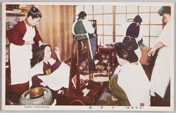 (日本風俗)女髪結 / (Japanese Customs) Female Hairdressers image