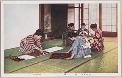 (日本風俗)裁縫 / (Japanese Customs) Sewing image