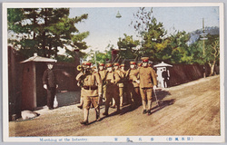 (日本風俗)歩兵進軍 / (Japanese Customs) Infantry March image