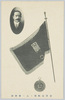 塩澤端艇部々長ト優勝旗/Captain Shiozawa of the Rowing Club and Championship Flag image