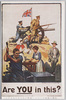 英国の募兵ポスター「比中にあなたはいますか」/British Army Recruitment Poster, 