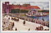 東宮殿下海外御巡遊紀念和蘭国アムステルダム中央駅御着の光景/Commemoration of His Imperial Highness the Crown Prince's Tour of Europe: Scene of the Arrival of the Crown Prince at Amsterdam Central Station, the Netherlands image