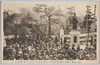 五代目尾上菊五郎銅像除幕式三月三十日於深川不動境内/Unveiling Ceremony of the Bronze Statue of Onoe Kikugoro V on March 30th in the Precincts of the Fukagawa Fudoson Temple image