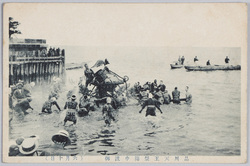 品川天王祭海中渡御(六月十日) / Shinagawa Tenno Festival: Portable Shrine Parade in the Sea (June 10th) image