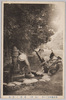 東京風俗十二ヶ月(九月)　木陰ノ水道　/Twelve Months of Tokyo Customs: (September) Water Fountain in the Tree Shade image