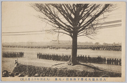 大礼大観兵式陛下御親閲ノ光景(大正四年十二月二日) / His Majesty the Emperor Inspects in Person the Grand Military Review in Celebration of the Enthronement Ceremony (December 2nd, 1915) image