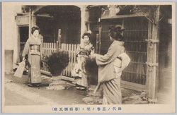 御代ノ恵春ノ楽ミ(新橋煉瓦地) / Enjoying a Blessed Spring in the Reign of the Emperor (Shimbashi Brick Ground) image