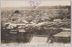(西)陵雲閣ヨリ上野ノ山及ビ王子方面ヲ望ム / (West) View from the Ryounkaku Tower toward Ueno Park and Oji image