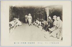東京風俗十二ヶ月 (八月 )浅草観音ノ真夜中一夜ノ宿 / Twelve Months of Tokyo Customs: (August) Midnight at Asakusa Kannon, a One-night Inn image