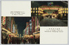 浅草六区映画街のネオン仲見世の夜景/Neon Lights on the Asakusa Rokku Cinema Street, Night View of the Nakamise Shopping Street image