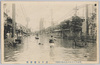  (明治四十三年八月大出水実况)浅草公園惨状/(Actual Scenes of the Great Flood of August 1910) Scene of the Disaster of Asakusa Park image