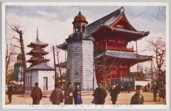  (復興ノ大東京)浅草仁王門 / (Great Tokyo after Reconstruction) Niōmon Gate of the Asakusa Kannon Temple image