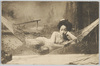 ハンモックに横たわる女性/Woman Lying in a Hammock image