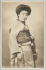 ヴァイオリンを持つ和装女性/Woman in Kimono Holding a Violin image