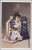 簪を挿す和装女性/Woman in Kimono Wearing a Kanzashi  image