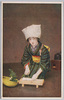 大根を切る和装女性/Woman in Kimono Cutting Daikon Radish image