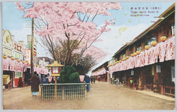 (大東京)新吉原夜桜 / (Great Tokyo) Night View of Cherry Blossoms at Shin-Yoshiwara image