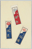 芸妓花名刺 (巴席・梅作、米家席・菘笑、丸三席・作鶴)/Geishas' Hanameishi, (Umesaku of Tomoeseki, Suzunae of Komeyaseki, Sakutsuru of Marumiseki) image