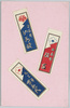 芸妓花名刺 (平石席・いろ次、油屋席・松吉、丸三席・万な代)/Geishas' Hanameishi, (IrŌji of Hiraishiseki, Matsukichi of Yuyaseki, Manayo of Marumiseki) image