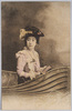 舟に乗る洋装女性/Woman in Western Clothing on a Boat image