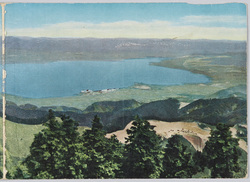 比叡山四明ケ嶽よりびわ湖を望む / View of Lake Biwa from the Shimei Peak of Mt. Hiei image