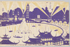 探照灯、電車、五重塔、ゴンドラ/Searchlight, Train, Five-storied Pagoda, Gondola image