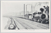 A GOODS TRAIN RUNNING ON THE TOKAIDO LINE.  image