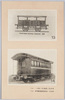  (13)一八四〇年英国三等客車　 (14)本邦鉄道創業当時の一等客車/(13) British 3rd Class Passenger Car in 1840 (14) 1st Class Passenger Car When the Japanese Railways Opened image