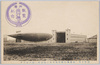 陸軍々用　新造飛行船雄飛号将に格納庫に納めんとす/Newly-Built Army Airship "Yūhigō" Being Pulled into Its Shed image