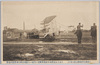 モ式十五号澤田中尉座乗断雲ヲ突破シ大阪城東練兵場着陸の光景/Scene of the Landing of Maurice Farman Type No. 15 at the Osaka Jōtō Drill Ground after Breaking through Shreds of Cloud with First Lieutenant Sawada on Board  image