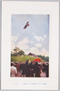 二重橋より見たる天覧六飛行スミス氏の妙技/Mr. Smith's Aerial Stunt during the Flight in the Presence of the Emperor, Viewed from the Nijūbashi Bridge image