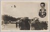 二重橋前より見たる天覧大飛行スミス氏の妙技/Mr. Smith's Aerial Stunt during the Flight in the Presence of the Emperor, Viewed in Front of the Nijūbashi Bridge image