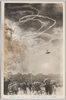 二重橋前より見たる天覧大飛行スミス氏の妙技/Mr. Smith's Aerial Stunt during the Flight in the Presence of the Emperor, Viewed in Front of the Nijūbashi Bridge image