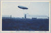  (陸軍々用飛行船)所沢大格納庫上飛行つつあるパー式飛行船/(Army Airship) Parseval Type Airship Flying over the Tokorozawa Large-Scale Shed image