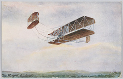 The Wright Biplane.  image
