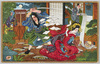 一力楼にて大石良雄遊興寺岡平右衛門誠忠/Ōishi Yoshio Seeking Pleasure at Ichirikirō, With Faithful Teraoka Heiemon image