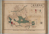 絵葉書付属資料　後楽園略図/Picture Postcards, Attached Material: Simplified Map of Kōrakuen Garden image