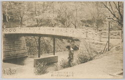 王子音無川舟串橋 舟串獨力投財美挙の名橋 / Funakushi Bridge over the Otonashi River, Ōji, a Bridge Renowned for the Benevolent Act of Mr. Funakushi Who Expended Private Funds on the Construction image