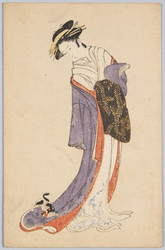[遊女と猫] / [A Prostitute and a Cat] image