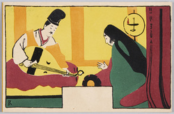 [公家の男女] / [Male and Female Court Nobles] image