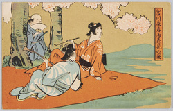 宮川長春画　花見の図 / [Painting by Miyagawa Chōshun, Hanami] image
