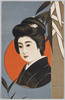 和装女性と竹/Woman in Kimono and Bamboo image