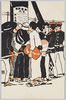 号外を見る人だかり/A Crowd of People Reading the Newspaper Extra image