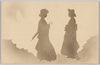 二人の女性のシルエット/Silhouettes of Two Women image
