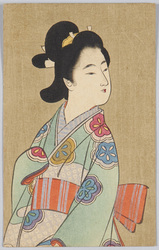梅の枝を持つ女性 / Woman Holding a Plum Branch image