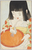 子供と鶏の玩具/Child With a Chicken Toy image