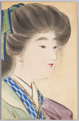 和装女性の横顔 / Profile of a Woman in Kimono image